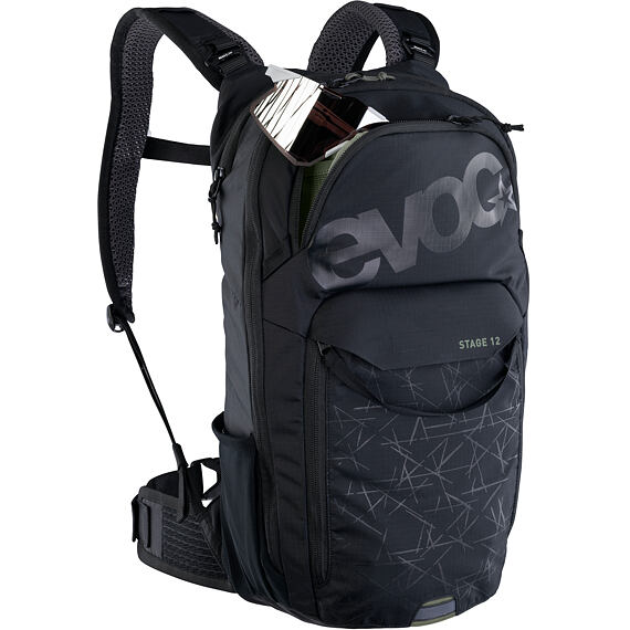 Evoc Stage 12 Backpack Black