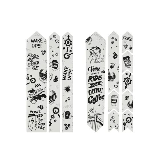 AMS Protective Decals - ROAD/GRAVEL - Coffee/Black