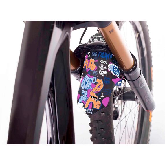 AMS Mudguard Born To Be Rider Blue