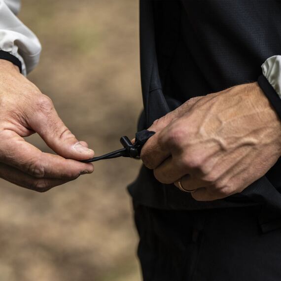 HORSEFEATHERS jacket HILL black/silver birch