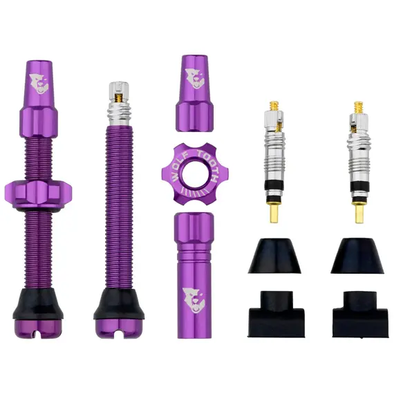 WOLF TOOTH Tubeless Valve Stem Kit 44mm purple