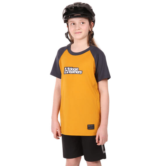 HORSEFEATHERS children's jersey SPIKE sunflower/indigo