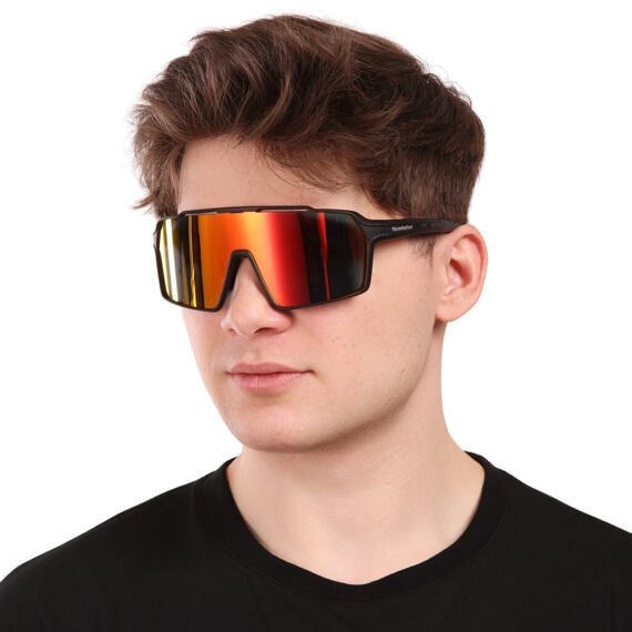 HORSEFEATHERS glasses NEUTRON matt black/mirror red