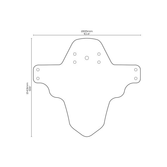 AMS Mud mudguard camo