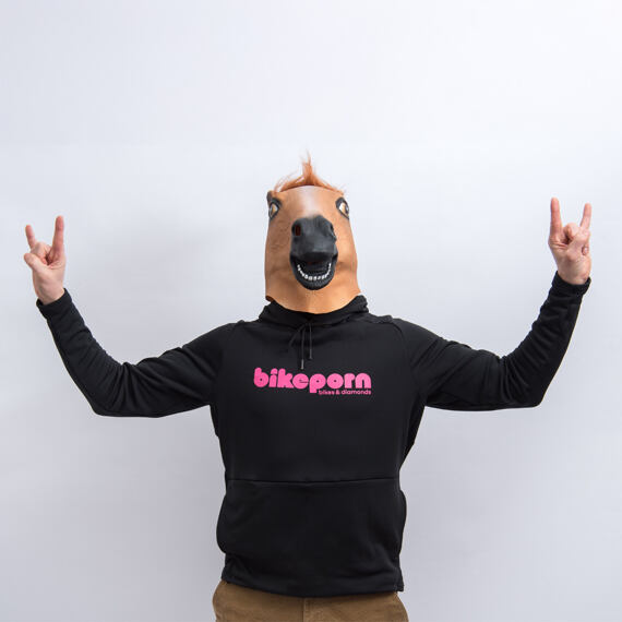BIKEPORN TECNOSTRETCH men's hoodie black
