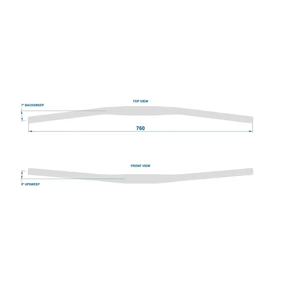 RITCHEY handlebar SUPERLOGIC Zero Rise 760mm