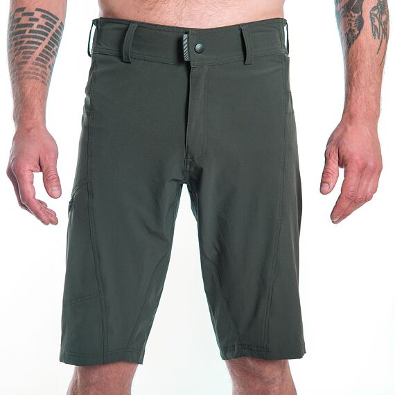 SENSOR HELIUM MEN SHORT PANTS /W PADDING olive green