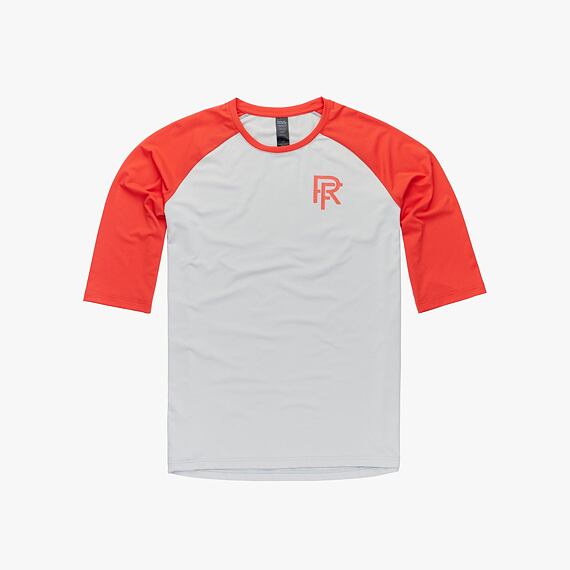 RACE FACE t-shirt 3/4 COMMIT Tech Top coral