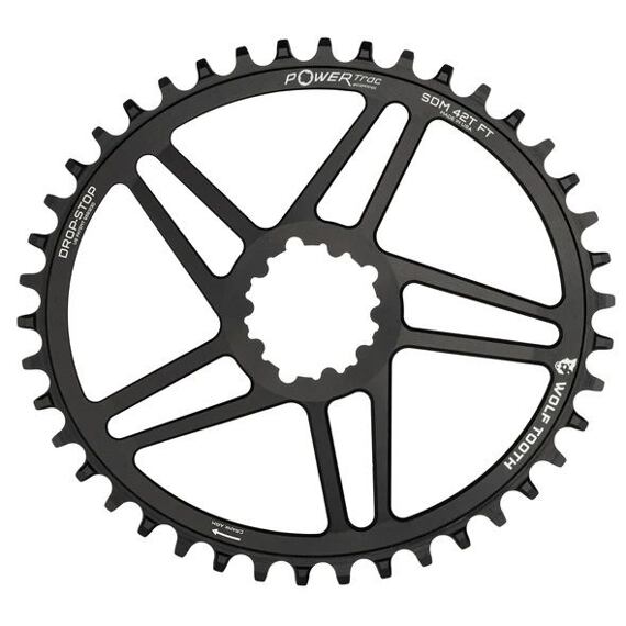 WOLF TOOTH chainring DM elliptical 34t for Sram GXP crankarms