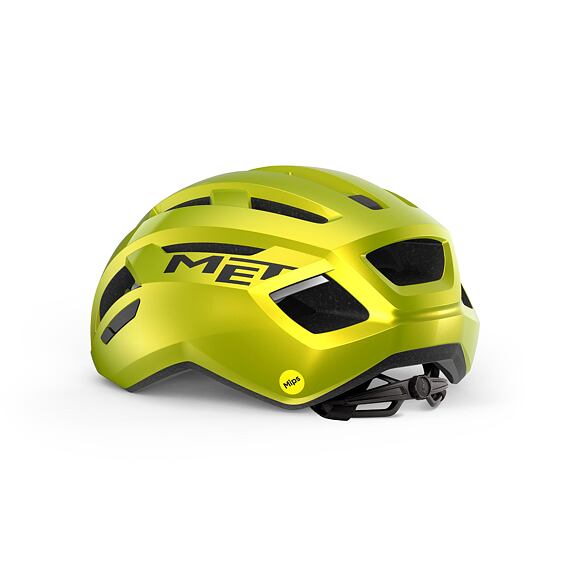 MET helmet VINCI MIPS lime yellow metalic -52/56