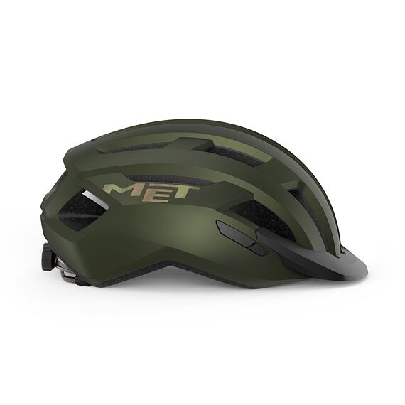 MET helmet ALLROAD olive iridescent -56/58