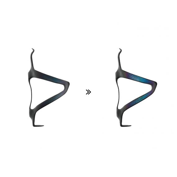 CICLOVATION bottle cage Craft Carbon Chameleon Violet Purple