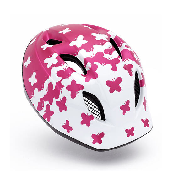 MET child helmet SUPER BUDDY butterflies/pink -52/57