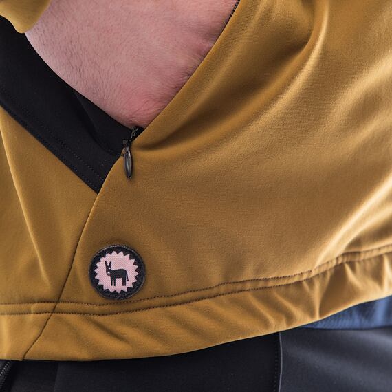 FT MEN'S CROSS POINT JACKET GOLDEN/WINE/BLACK