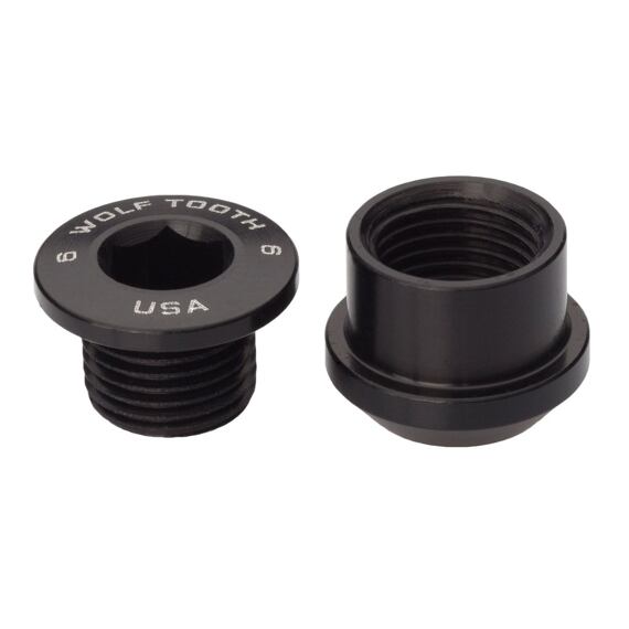 WOLF TOOTH set Chainring Nuts and Bolts black 4 pcs