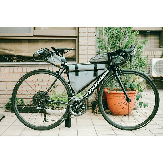 WOHO bag X-TOURING TOP-TUBE BAG Honeycomb Iron grey