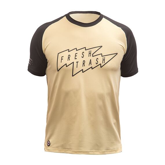 FT MEN'S HORIZON SHORT SLEEVE TEE SAND/BLACK
