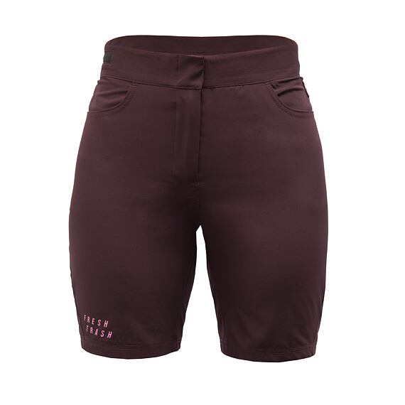 FT WOMEN'S RIDER SHORTS PORT RED