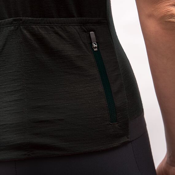 FT WOMEN'S LITE MERINO JERSEY TRUE BLACK