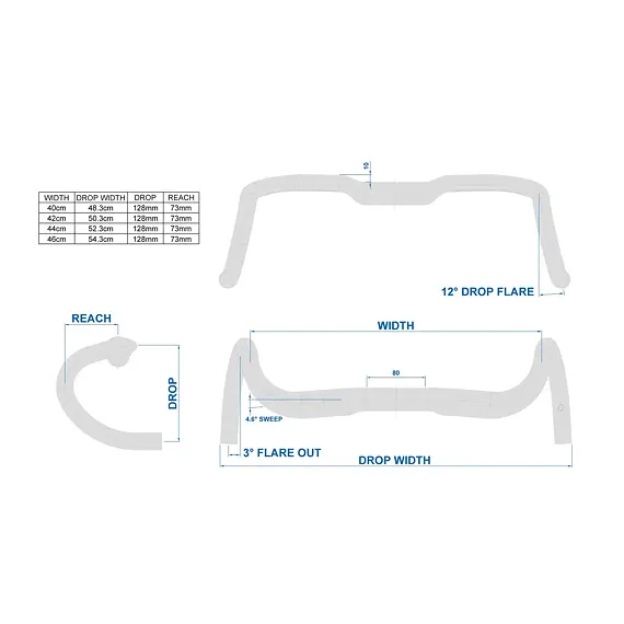 RITCHEY handlebar COMP ERGOMAX BB Black 46