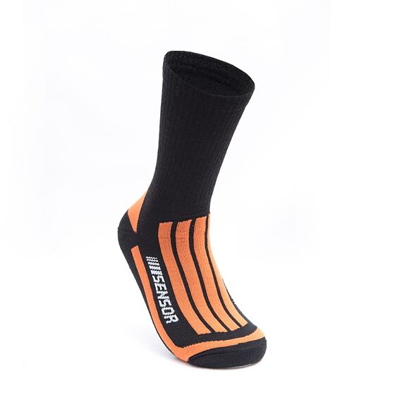 SENSOR TREKING EVOLUTION SOCKS BLACK/ORANGE