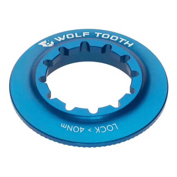WOLF TOOTH lock ring Centerlock Rotor Internal Spline blue