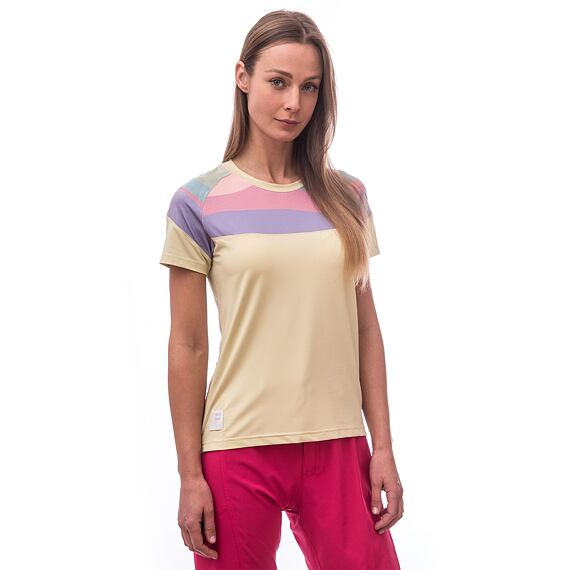 HELIUM jersey SS WOM sand/stripes