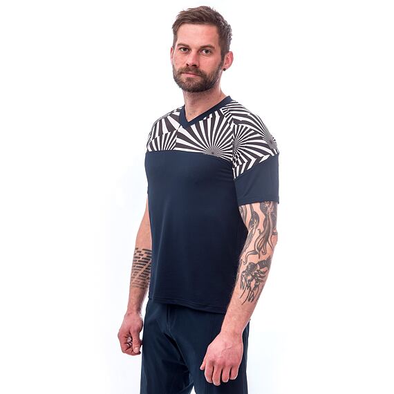 SENSOR HELIUM jersey SS MEN deep blue/geometry