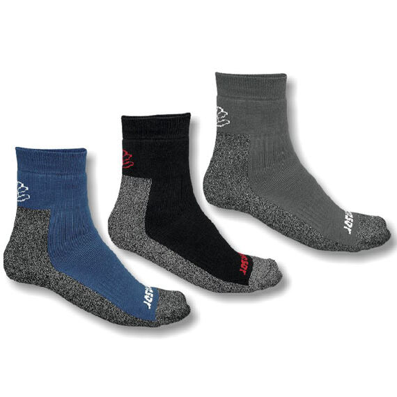 SENSOR TREKING 3-PACK SOCKS GREY, BLACK, BLUE
