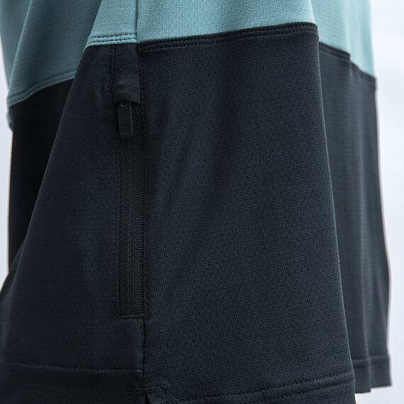 FT WOMEN'S HORIZON POCKET SHORT SLEEVE JERSEY MINT/BLACK