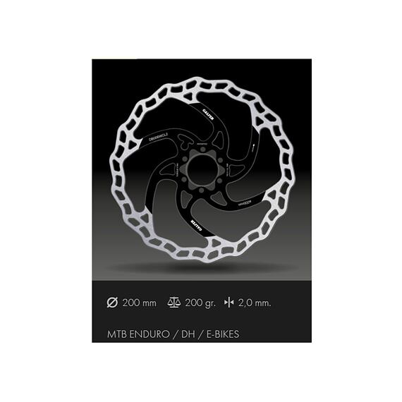 Galfer Fixed Wave Center-Lock Brake Rotor 200 x 2 mm