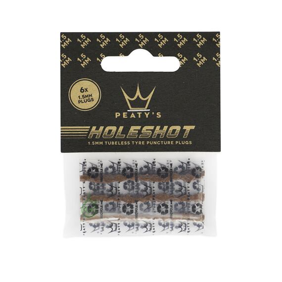 Knoty Peaty's Holeshot Tubeless Puncture Plugger Refill Pack (6x1.5mm)