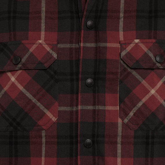 HORSEFEATHERS shirt DOUGH INSULATED redwood