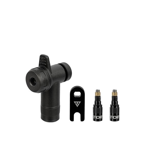 TOPEAK valve set TURBOFLOW VALVE COMBO w/ Rapidhead