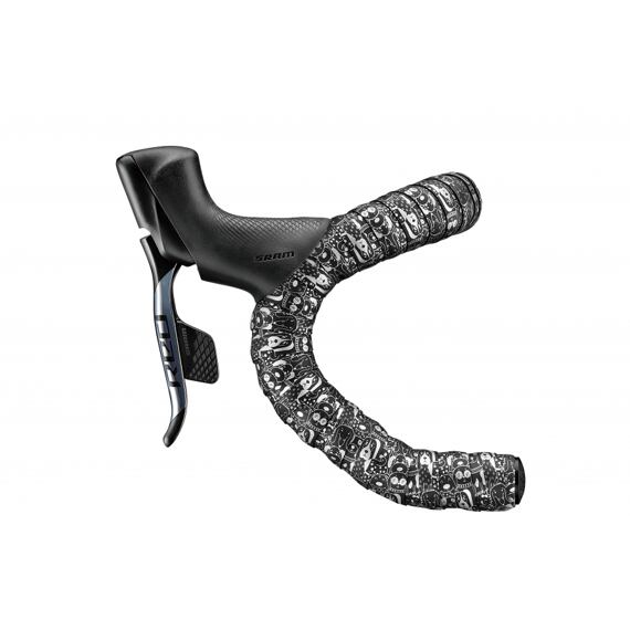 CICLOVATION wrap Leather Touch Minimalism Happy Dogs Silver