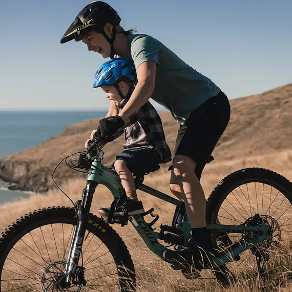 KIDS RIDE SHOTGUN MTB Seat 2.0 and Handlebar Combo