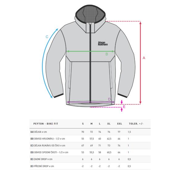 HORSEFEATHERS jacket PEYTON black 