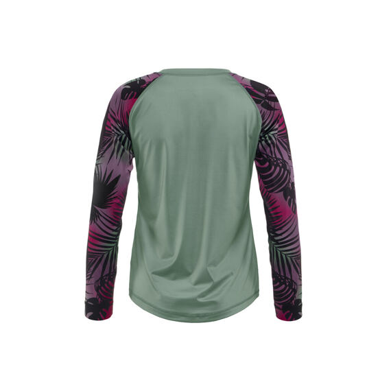 HORSEFEATHERS women's jersey long sleeve DECO iceberg green/hawaii