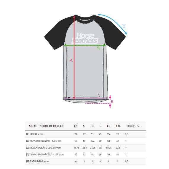 HORSEFEATHERS jersey SPIKE chimera/black