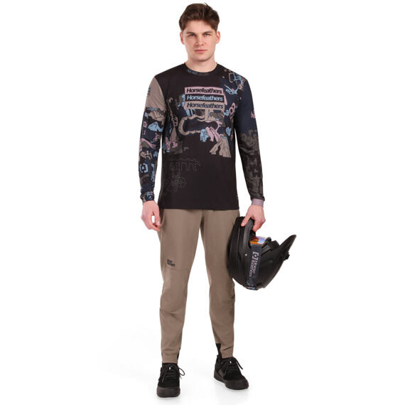 HORSEFEATHERS jersey QUANTUM LS doodle