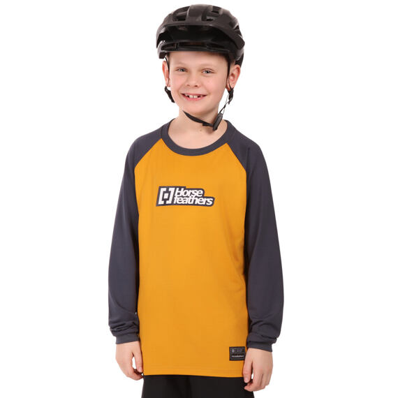 HORSEFEATHERS children's jersey SPIKE LS sunflower/indigo