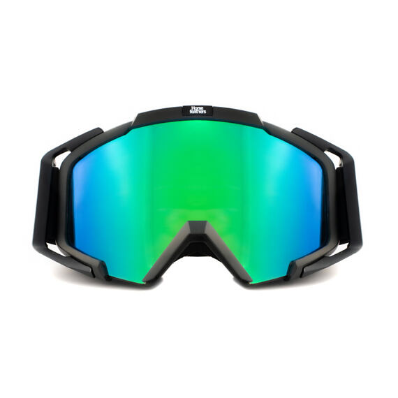 HORSEFEATHERS glasses PATRIOT black/mirror green