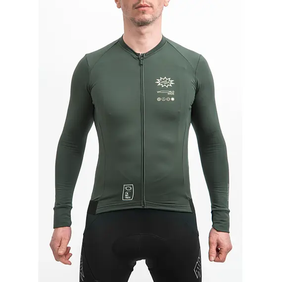 FT MEN’S SIGNATURE THERMO JERSEY OLIVE GREEN