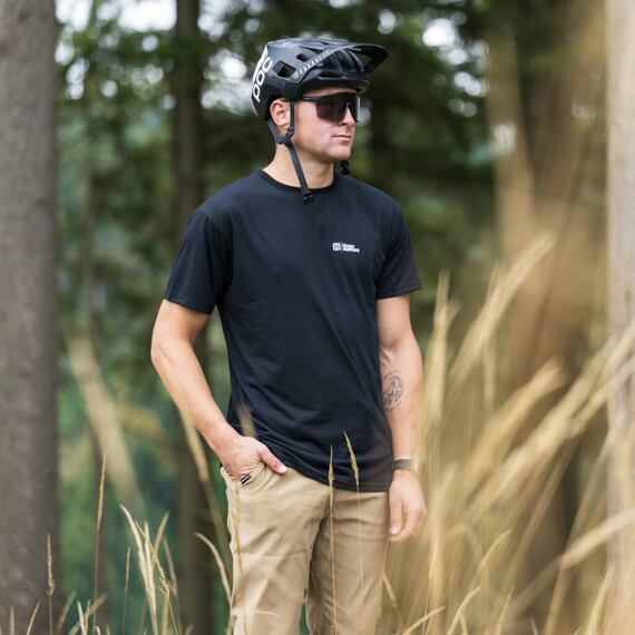 HORSEFEATHERS t-shirt ROOTER black