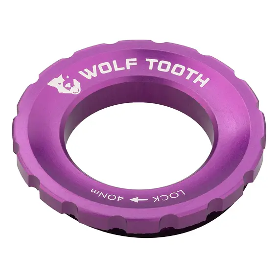 WOLF TOOTH nut Centerlock Rotor ultraviolet purple