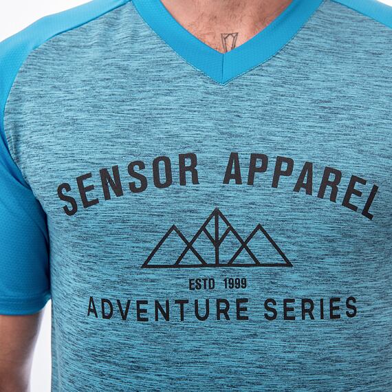 SENSOR CYKLO CHARGER MEN LOOSE JERSEY SS blue