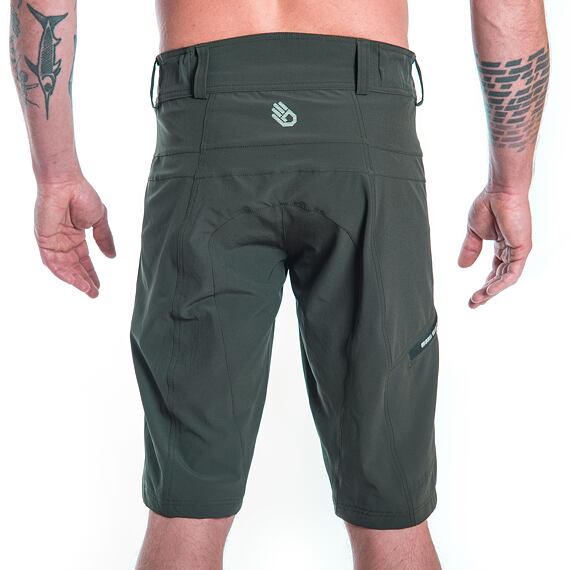 SENSOR HELIUM MEN SHORT PANTS /W PADDING olive green