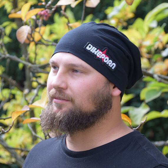 BIKEPORN MERINO ACTIVE CAP WITH PATCH black