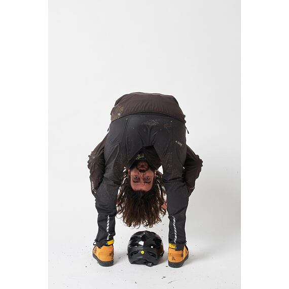 DIRTLEJ pants TRAILSCOUT Half & Half Long black/tyrkys