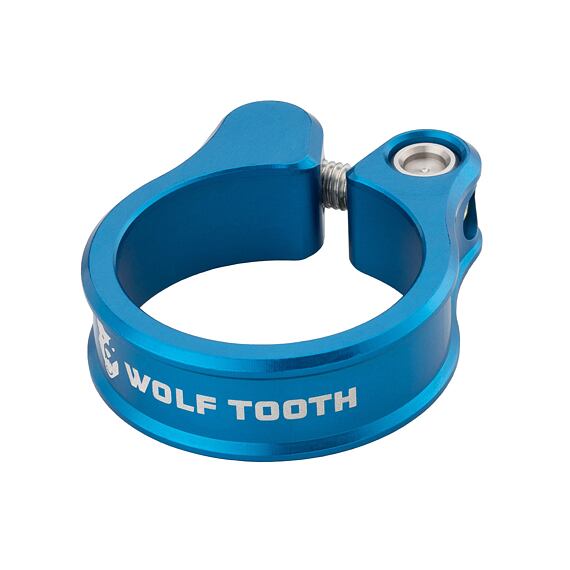 WOLF TOOTH seatpost clamp 34.9mm blue